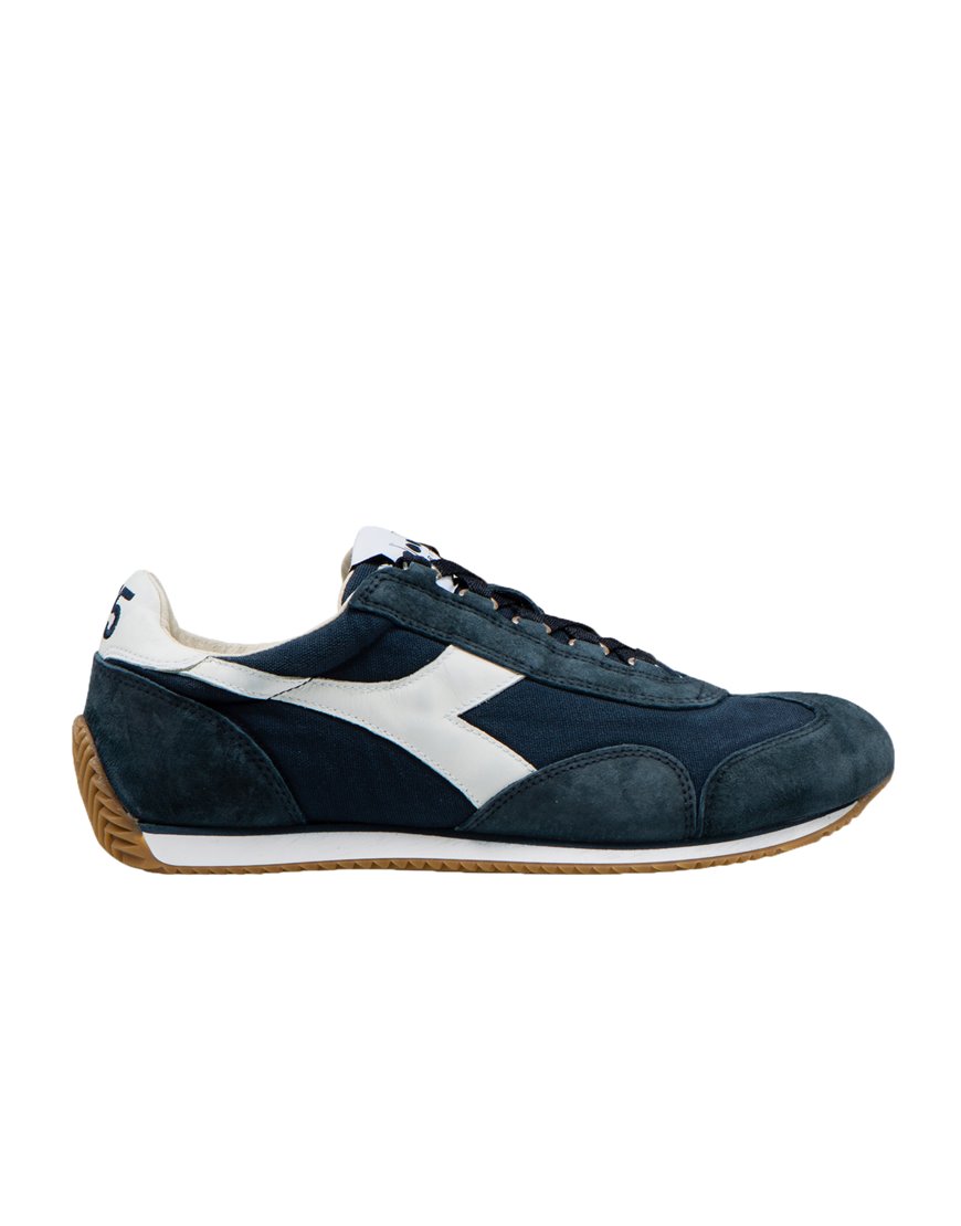 DIADORA EQUIPE H CANVAS STONE WASHED SNEAKERS BLU
